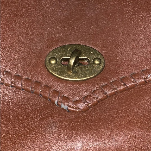 Brown cross body purse - Distressed - Picture 2 of 3